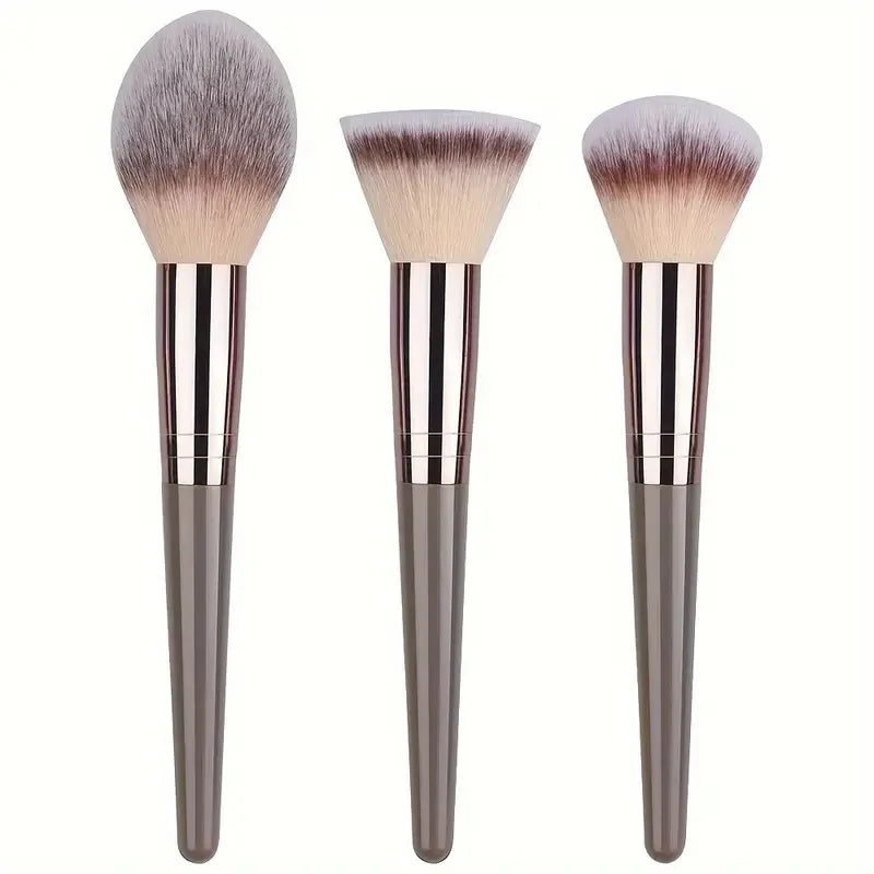 Set de 3 a 20 brochas de maquillaje premium, suaves y esponjosas, ideales para la base de maquillaje, sombras de ojos, rubor y maquillaje kabuki.