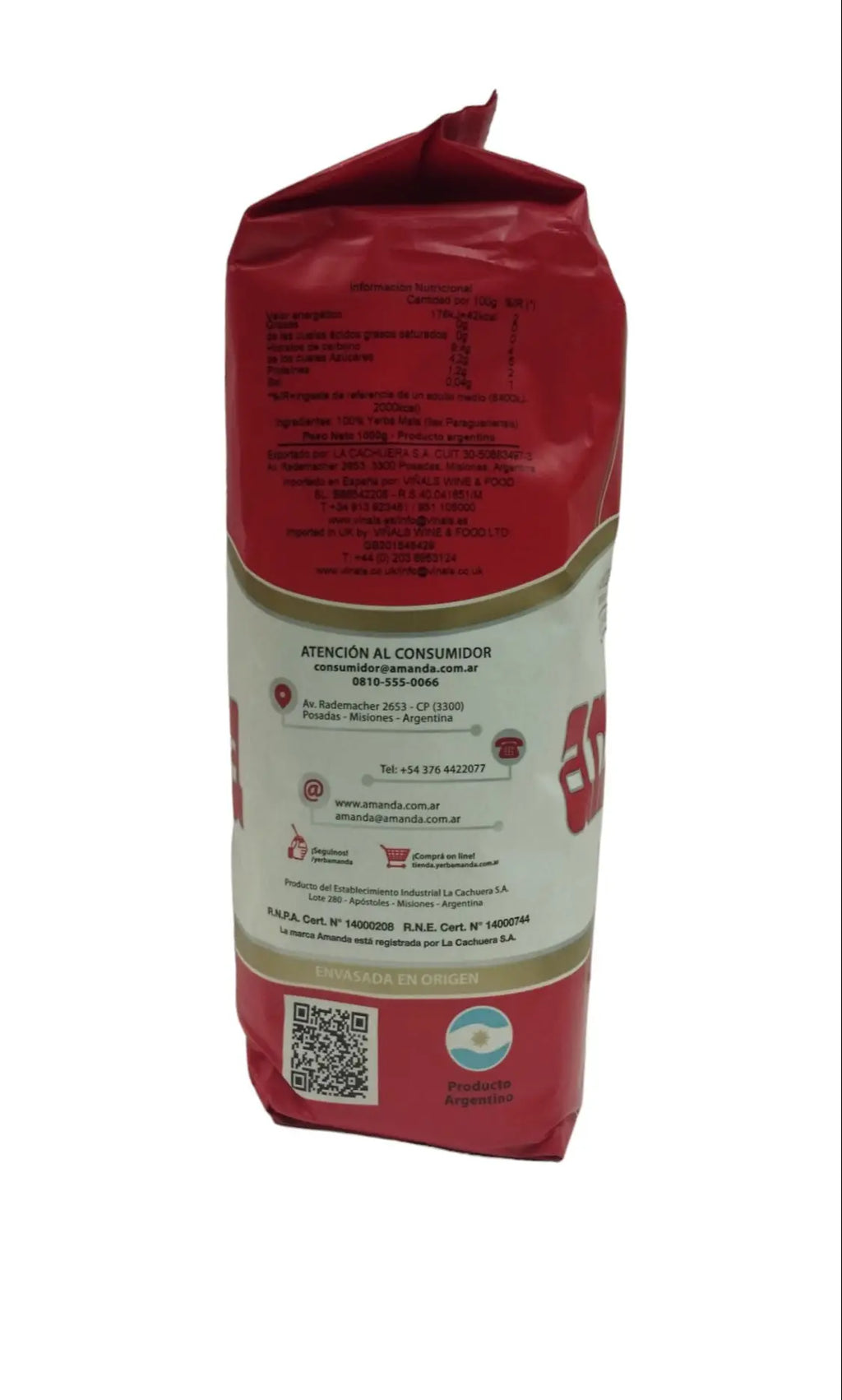 Matte yerba - amanda - matte yerb - made with clo - 1000 g