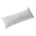 Almohada viscoelástica Todocama de aloe vera con tejido elástico, firmeza media-alta, núcleo 100% viscoelástico, 18 cm de altura, ideal para la alineación del cuello y la columna vertebral, funda hipoalergénica y lavable.