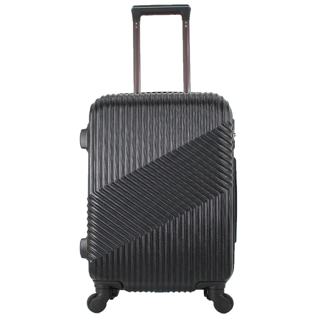 Maleta de cabina EASYTOUR de 55x35x20 cm, fabricada en ABS con 4 ruedas giratorias de 360°, perfecta para viajar.