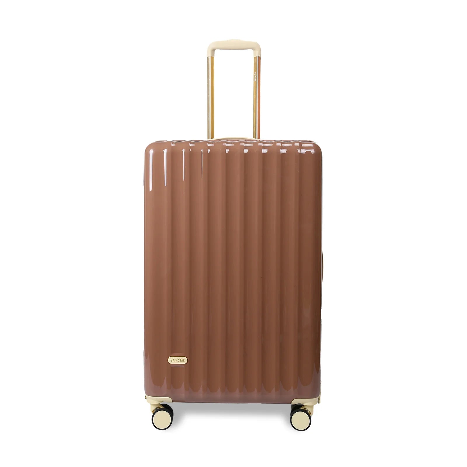 Juego de maletas S7 STAR de 3 piezas, maletas rígidas de policarbonato duraderas con 4 ruedas giratorias silenciosas, tamaño cabina 20in + 24in + 28in, diseño moderno para viajes, certificado CE.