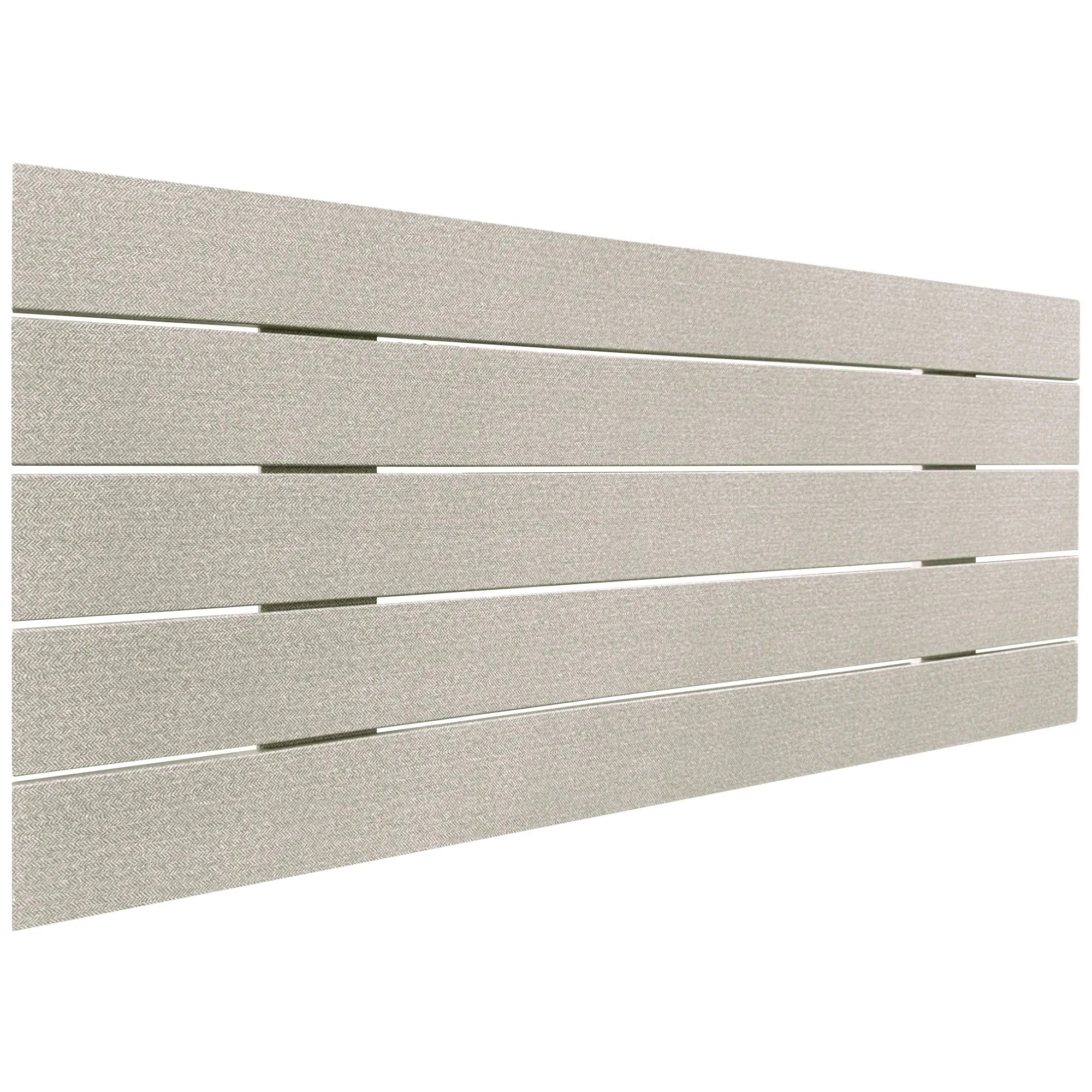 Cabecero DHOME de madera reciclada, fabricado con material DM de alta calidad, 1,3 cm de grosor, 46,6 cm de alto, disponible en 9 tamaños para camas individuales y dobles, de fácil mantenimiento, perfecto para una decoración moderna.