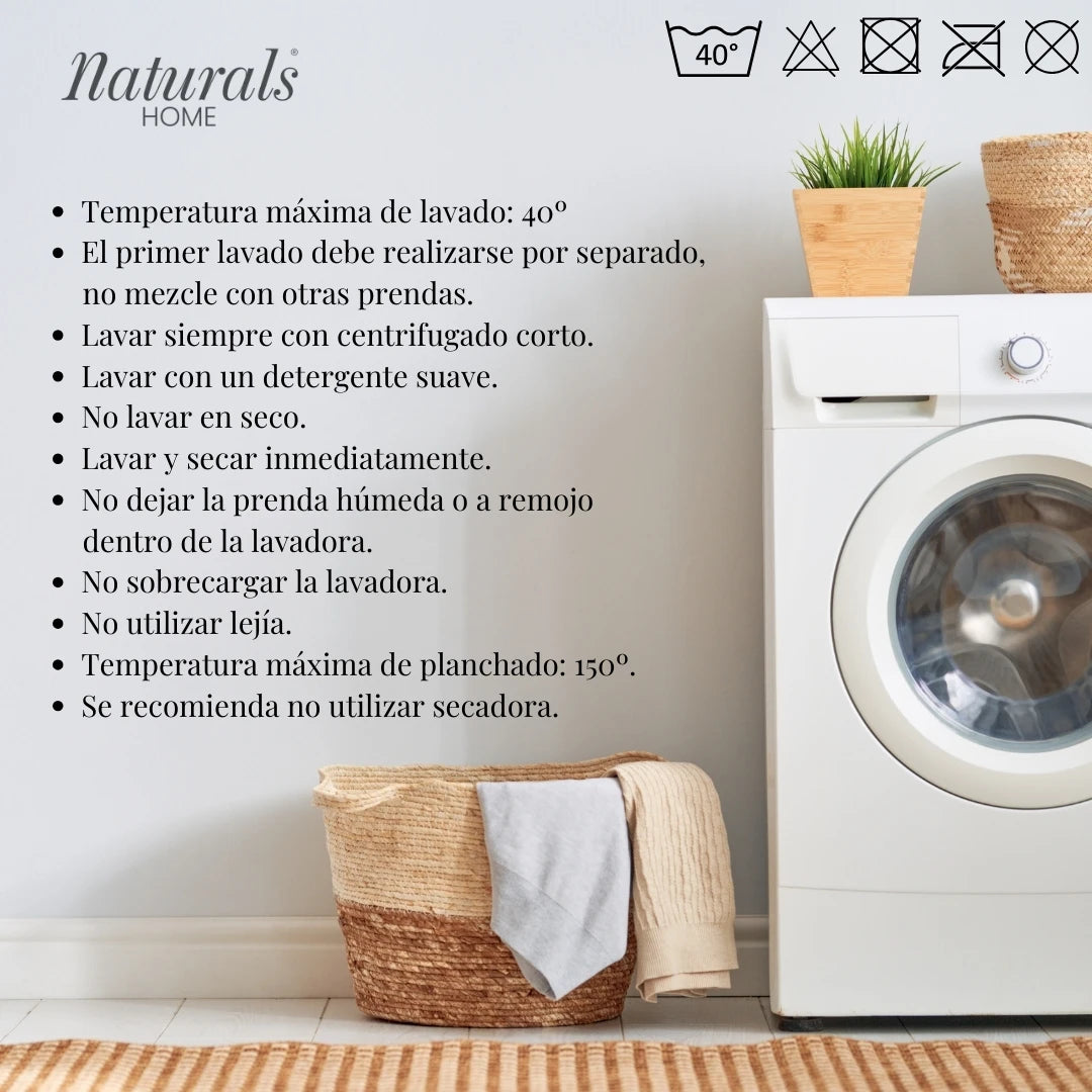 Naturals - colcha bouti reversible bicolor - microfibra extra suave - relleno de 100 gramos (cama 90/105 - 135/150 - 180) - funda de cama acolchada forrada - ideal para primavera y verano - fabricado en España