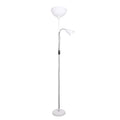Lámpara de pie BEL AIR HOME-Varese 2xE27 de 178 cm - Ideal para salones y estudios - Diseño moderno y funcional - Lámpara de lectura orientable - Lámpara de pie adaptable y elegante
