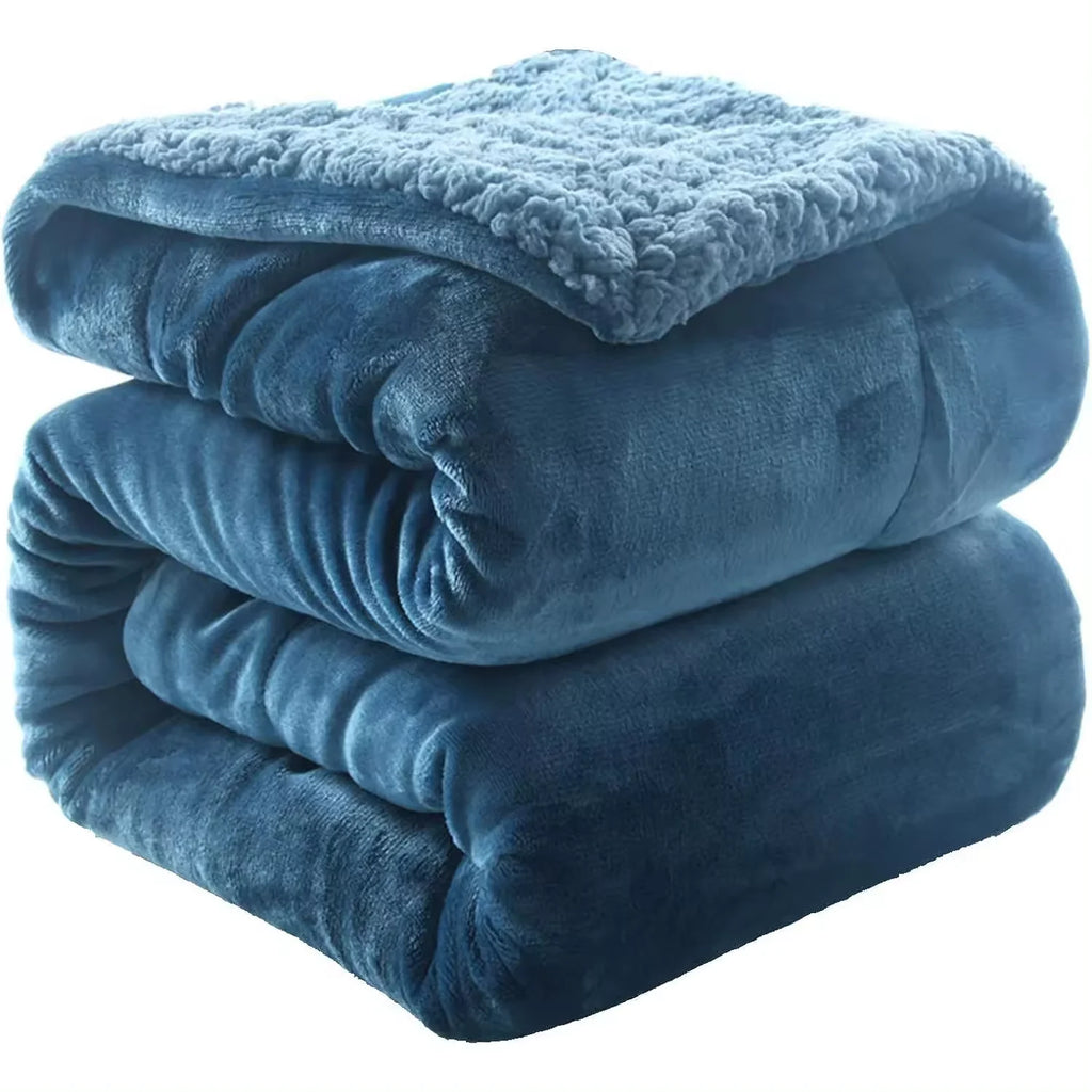 Manta de terciopelo, 100% poliéster, estilo moderno, disponible en 6 colores y 3 tamaños. Ideal para sofás, de forro polar o franela. Perfecta para invierno, cálida y de textura gruesa.
