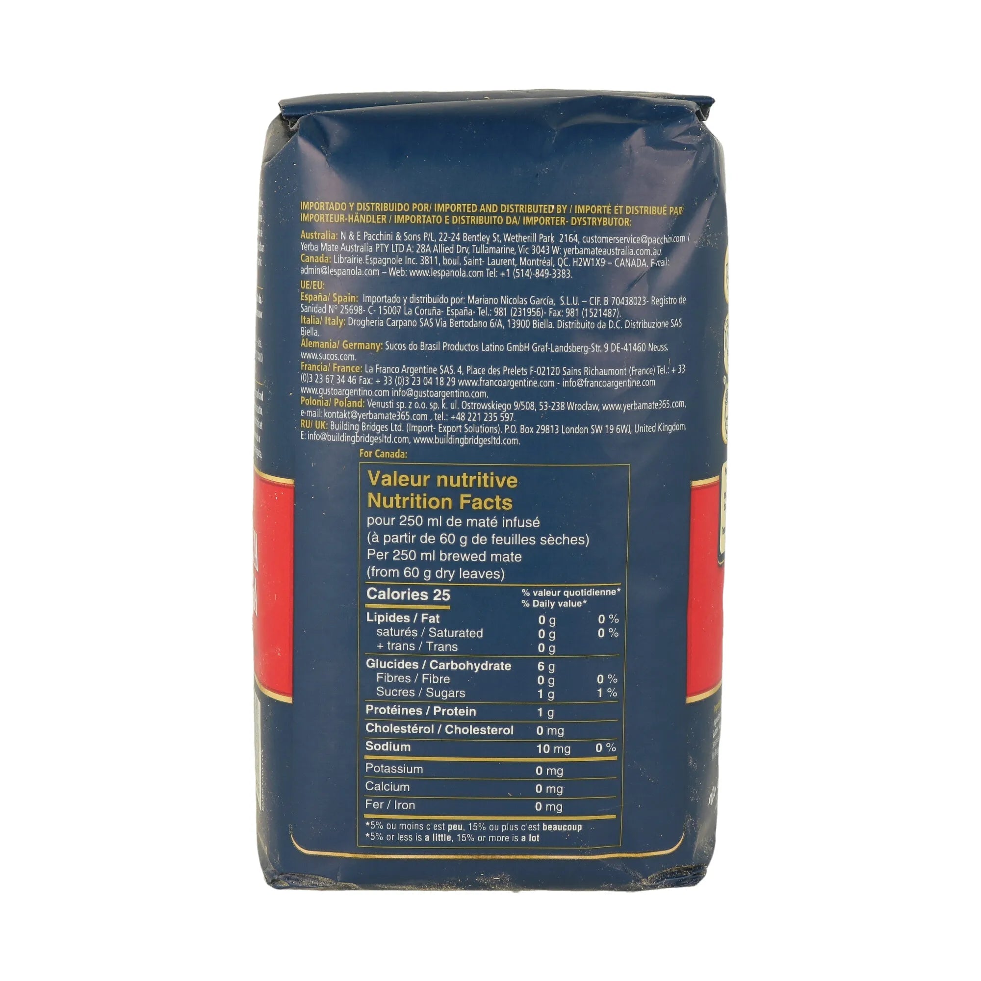 Nobleza gaucha azul 500 g - high quality yerba mate for mate and tereré - qumir