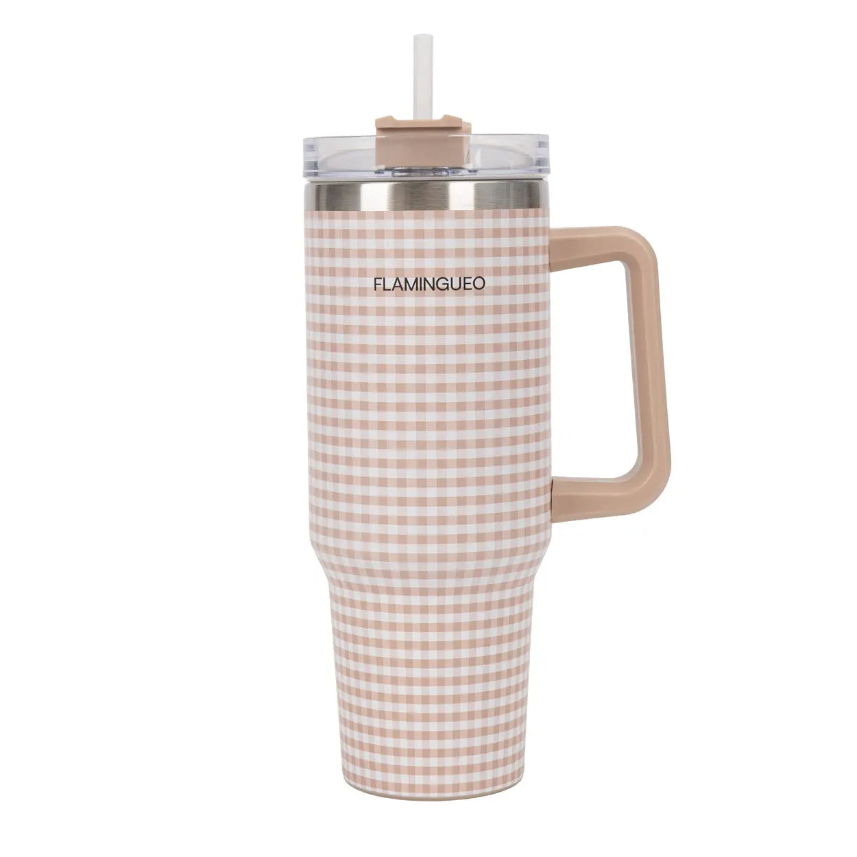 Vaso térmico Flamingueo - vaso térmico de acero inoxidable para café, para llevar bebidas calientes y frías durante 24 horas y bebidas frías durante 10 horas, botella térmica de 1,18 litros.