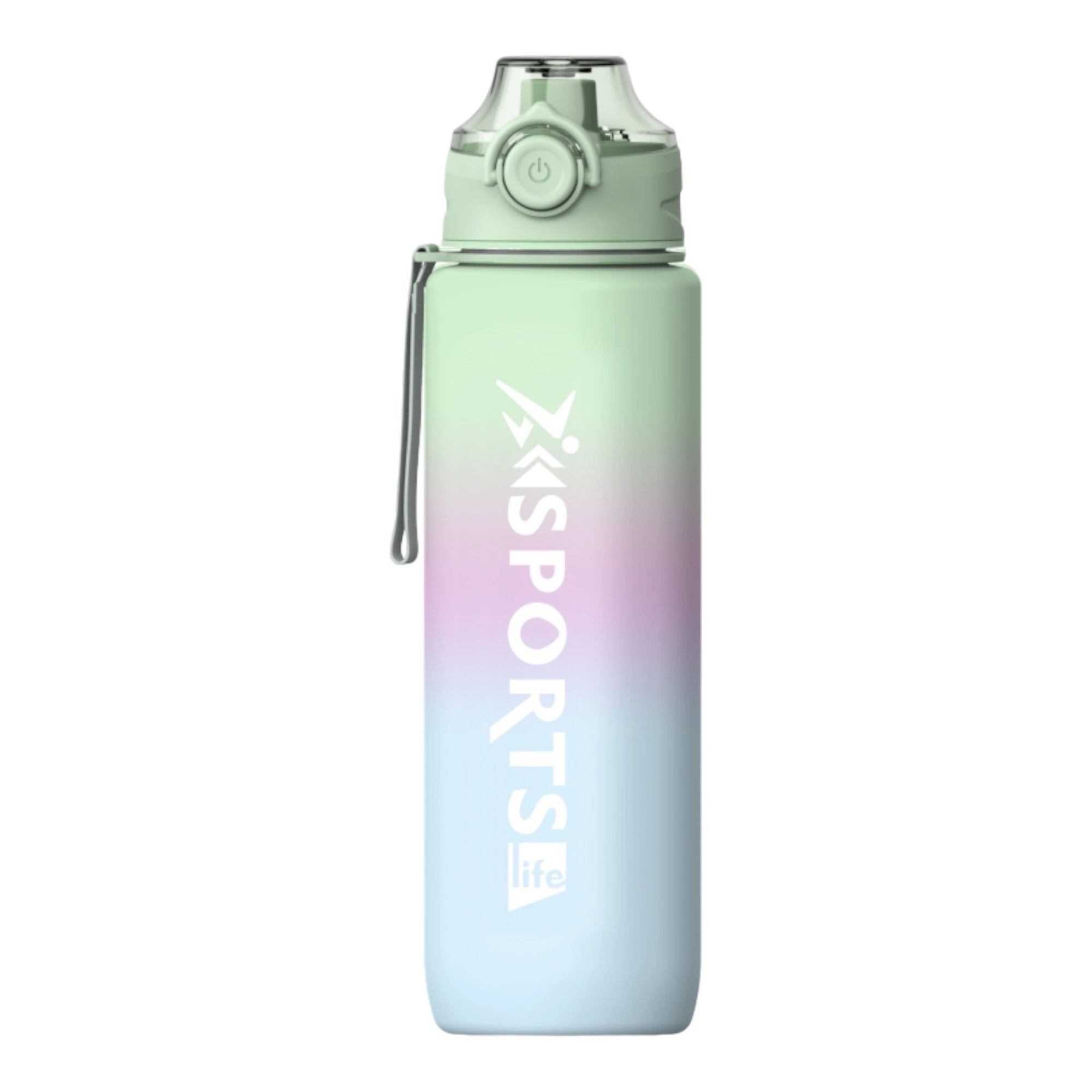 Botella de agua deportiva de 1 litro sin BPA con boquilla deportiva y texto motivacional, botella de agua a prueba de fugas, botella deportiva de plástico Tritan sin BPA, botella motivacional para el hogar y el aire libre (BTA).