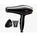 Secador de pelo profesional IPSDI: potente motor de CA de 5000 W para un secado rápido, control de temperatura ThermoProtect y tecnología iónica avanzada para un brillo sin encrespamiento; incluye boquilla difusora para un peinado versátil.