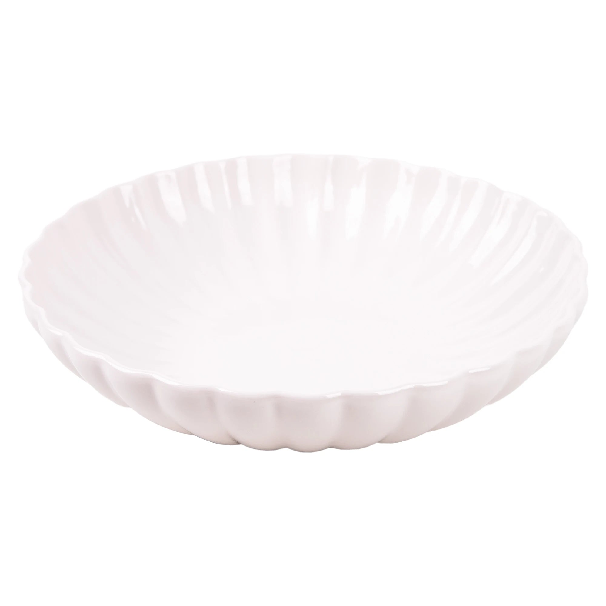 Juego de vajilla de porcelana esmaltada Cofan de 16 piezas, color blanco, con diseño en relieve, apto para lavavajillas, microondas y horno, ideal para uso diario u ocasiones especiales.