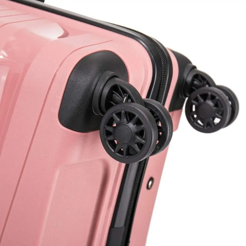 Maleta mediana OM Home 062, equipaje duradero de polipropileno (66*45*25 cm) con ruedas silenciosas de 360º, cerradura antirrobo y asa ajustable, ideal para viajar y para mayor comodidad al empacar.