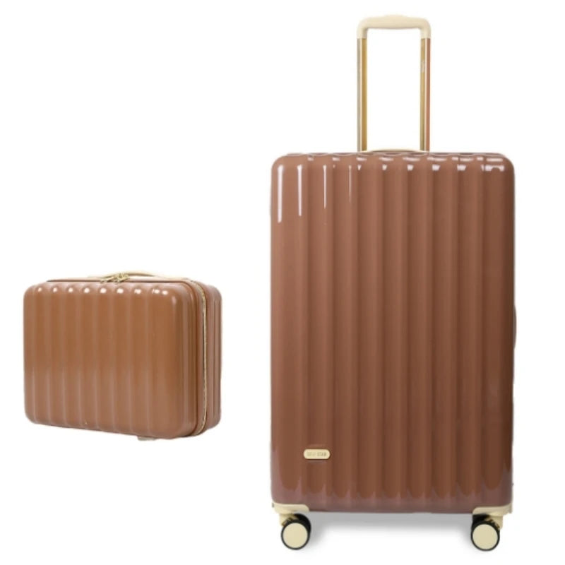 Juego de maletas S7 STAR de 3 piezas, maletas rígidas de policarbonato duraderas con 4 ruedas giratorias silenciosas, tamaño cabina 20in + 24in + 28in, diseño moderno para viajes, certificado CE.