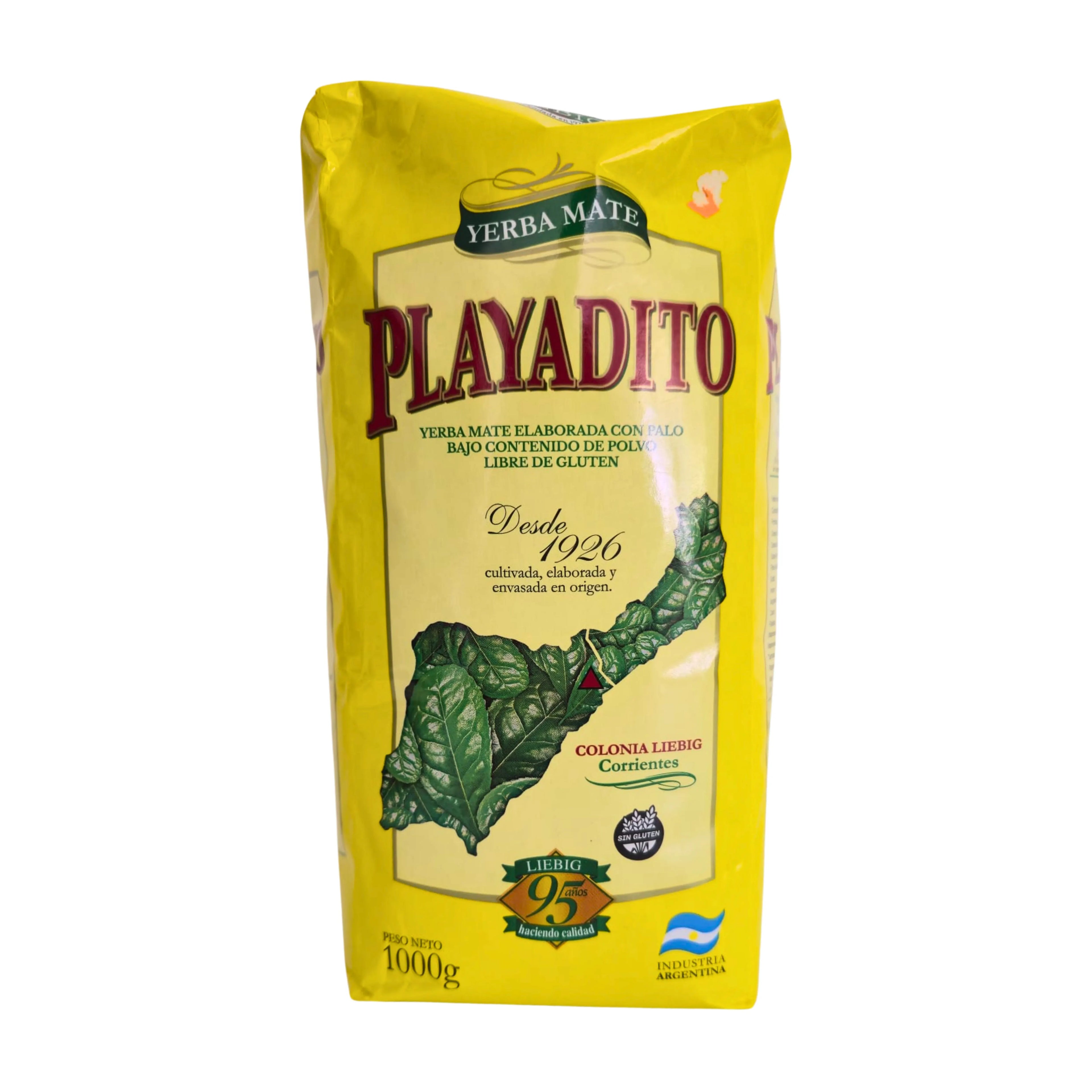 2 PAQUETES DE PLAYADITO YERBA MATE 1000G DE ARGENTINA