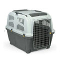 Transportín Skudo para perros y gatos, de 60 x 40 x 39 cm, resistente y plegable, perfecto para el transporte, con cojín lavable, apto para mascotas de diferentes tamaños.