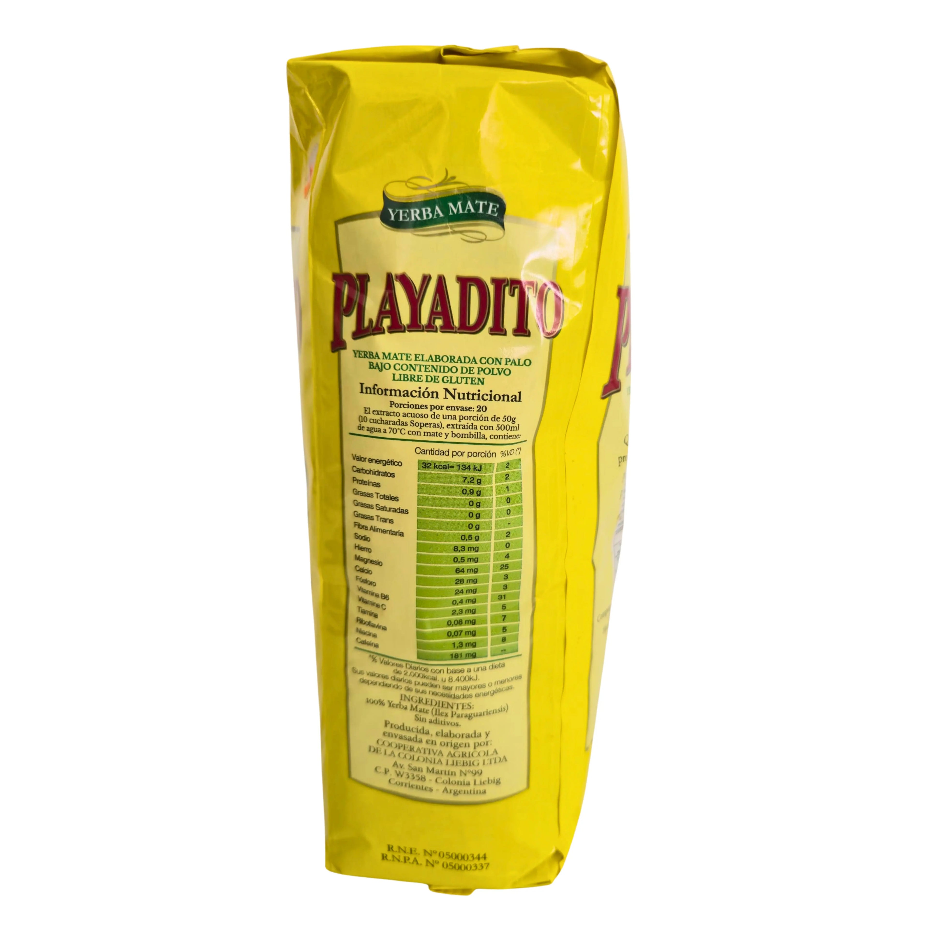 2 PAQUETES DE PLAYADITO YERBA MATE 1000G DE ARGENTINA