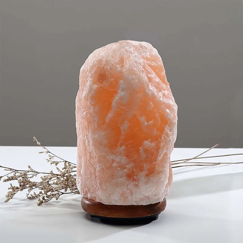 Lámparas de sal natural del Himalaya Plushome con enchufe europeo, también disponibles en versiones USB multicolor.