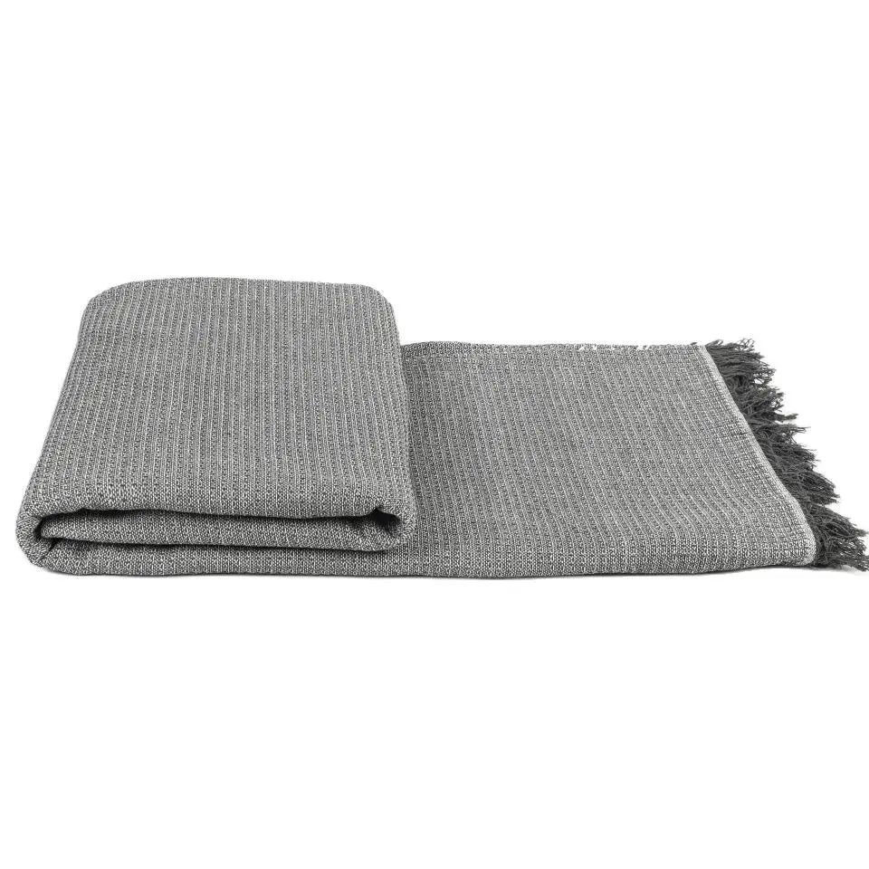 Funda multiusos para sofá Almeritex 2000, manta acogedora de algodón y poliéster con diseño de nido nórdico, transpirable y ligera, perfecta para el verano.