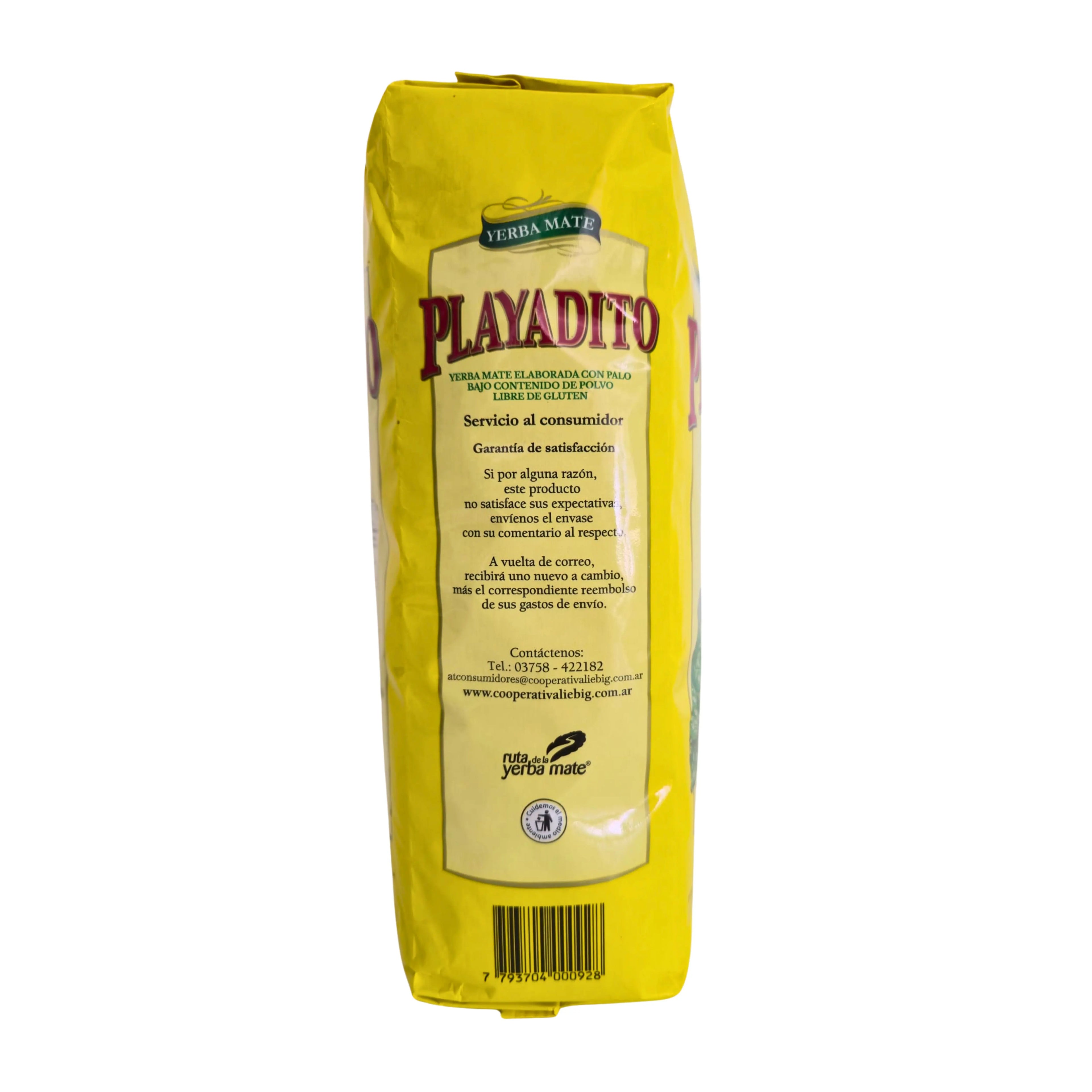 2 PAQUETES DE PLAYADITO YERBA MATE 1000G DE ARGENTINA