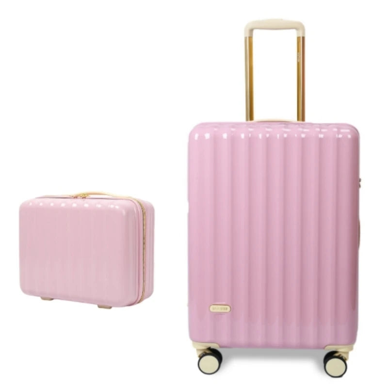 Juego de maletas S7 STAR de 3 piezas, maletas rígidas de policarbonato duraderas con 4 ruedas giratorias silenciosas, tamaño cabina 20in + 24in + 28in, diseño moderno para viajes, certificado CE.