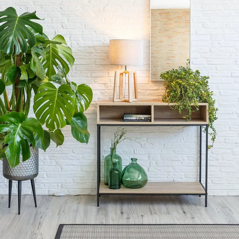 Espejo de pared Lola Home de poliestireno blanco de 30x90 cm, un espejo decorativo con un sencillo marco de plástico, perfecto para realzar el espacio en cualquier recibidor, pasillo o dormitorio, con cristal de 3 mm de grosor y herrajes de montaje integr