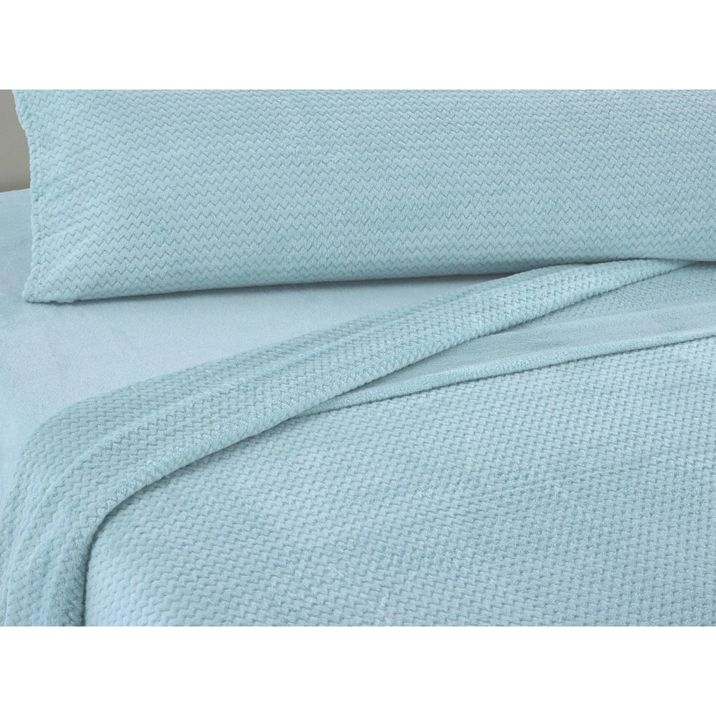Juego de sábanas Coralina - Colección Invierno - Disponible en azul, beige y gris, y en tamaños para camas de 90 cm, 105 cm, 135 cm, 150 cm y 180 cm - Colección Donegal