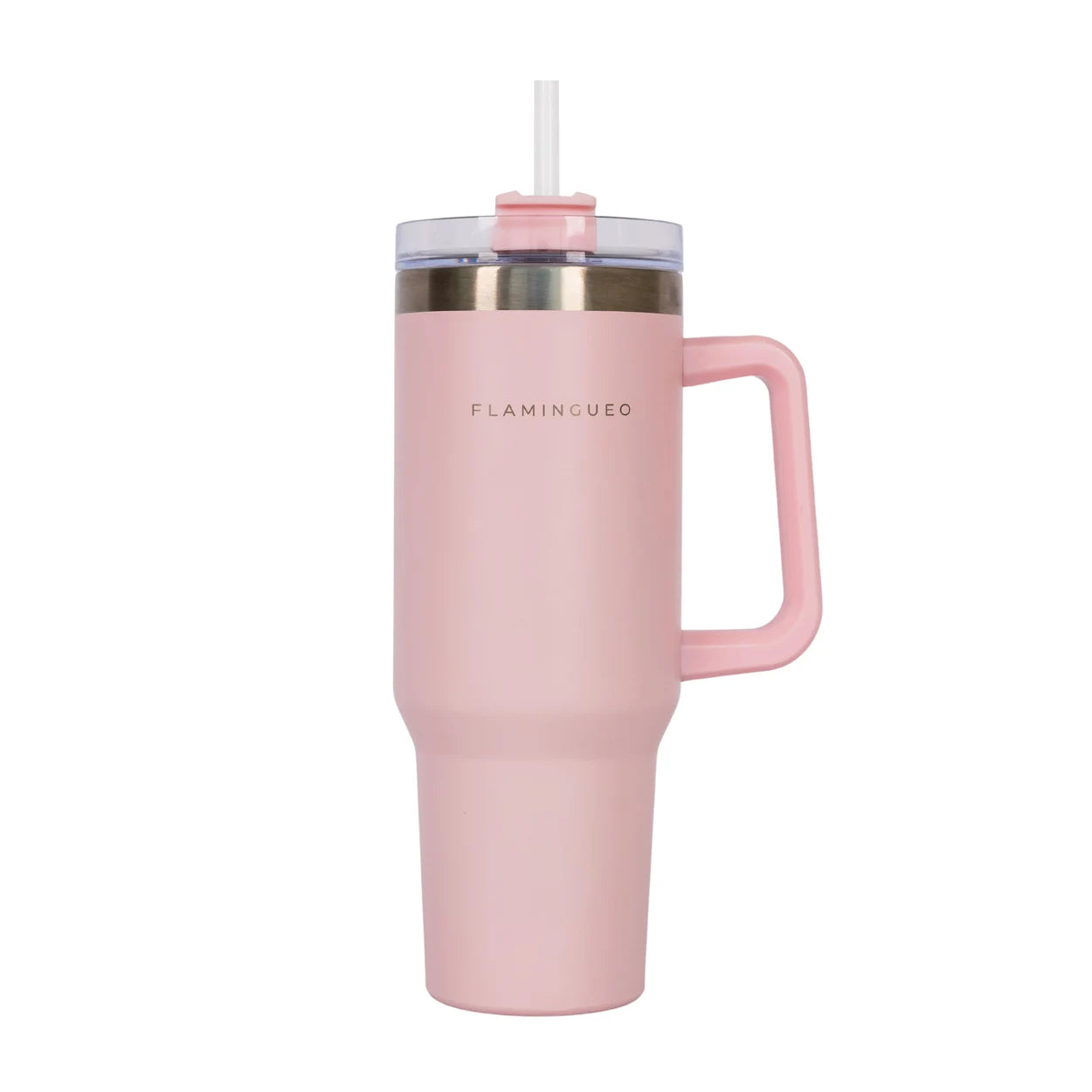 Vaso térmico Flamingueo - vaso térmico de acero inoxidable para café, para llevar bebidas calientes y frías durante 24 horas y bebidas frías durante 10 horas, botella térmica de 1,18 litros.
