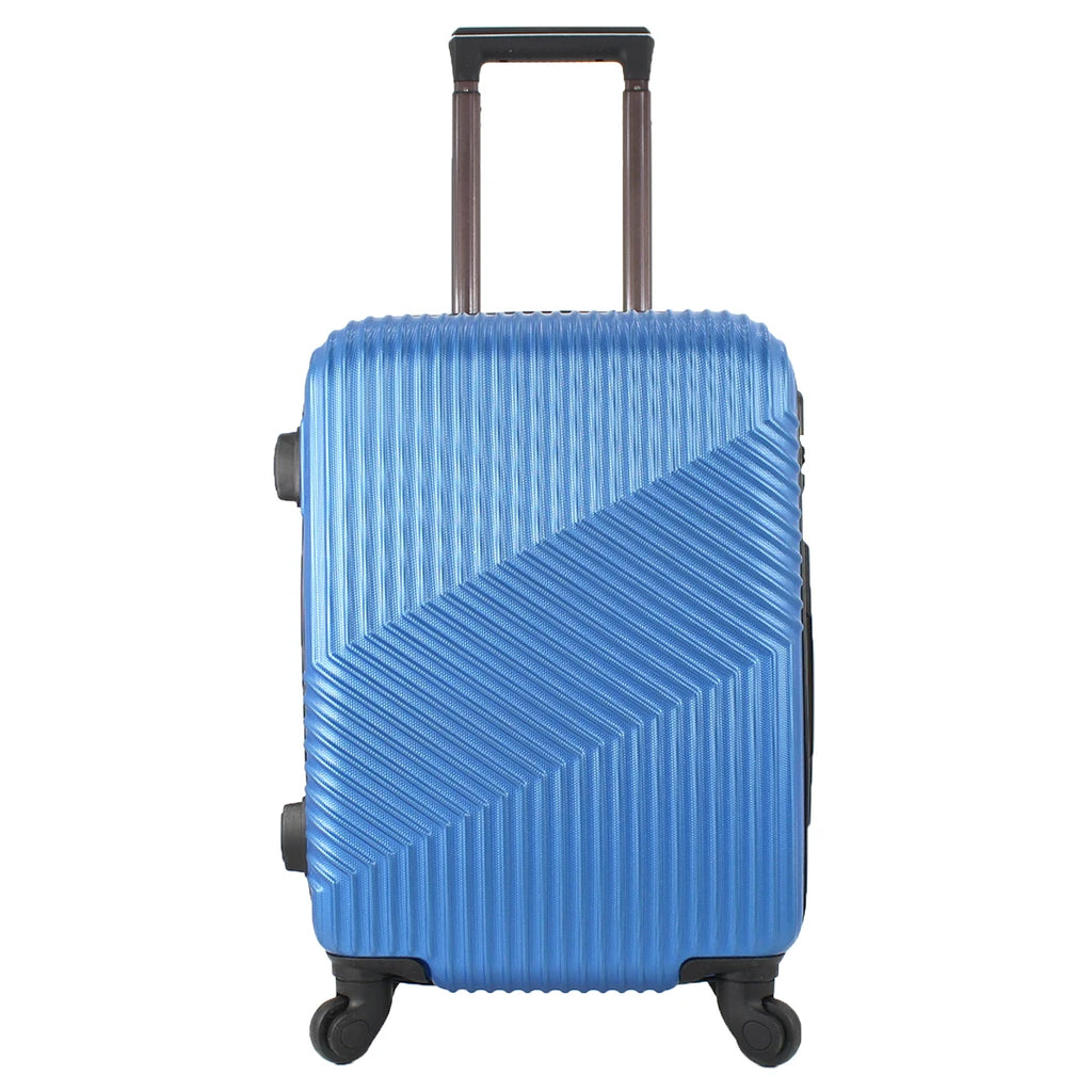 Maleta de cabina EASYTOUR de 55x35x20 cm, fabricada en ABS con 4 ruedas giratorias de 360°, perfecta para viajar.