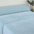 Juego de sábanas Coralina - Colección Invierno - Disponible en azul, beige y gris, y en tamaños para camas de 90 cm, 105 cm, 135 cm, 150 cm y 180 cm - Colección Donegal
