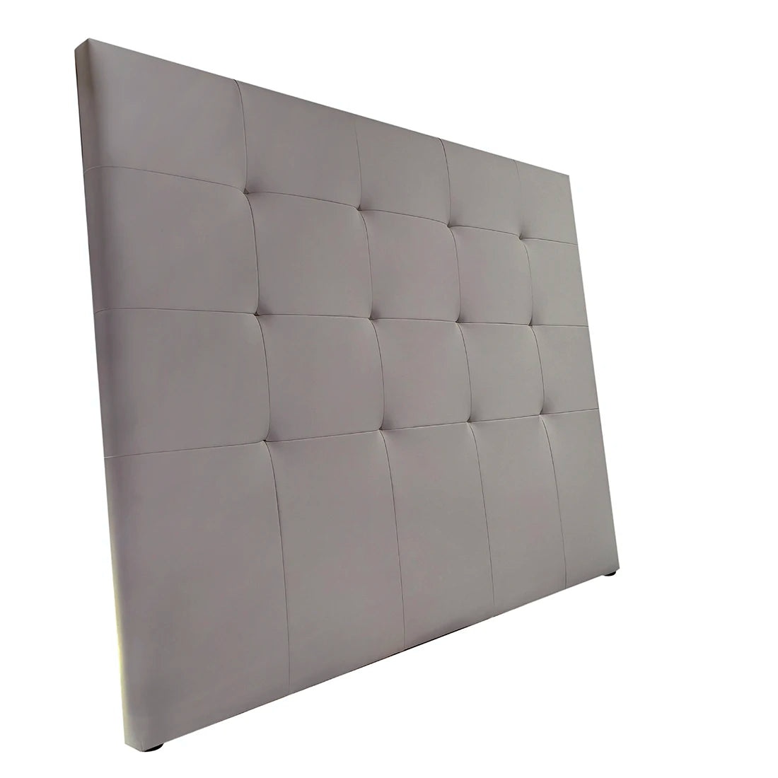Cabecero tapizado para cama individual, doble o matrimonial: diseño elegante con acolchado y botones decorativos, ideal para dormitorios modernos o clásicos, fácil instalación, fabricado en aglomerado para mayor durabilidad.