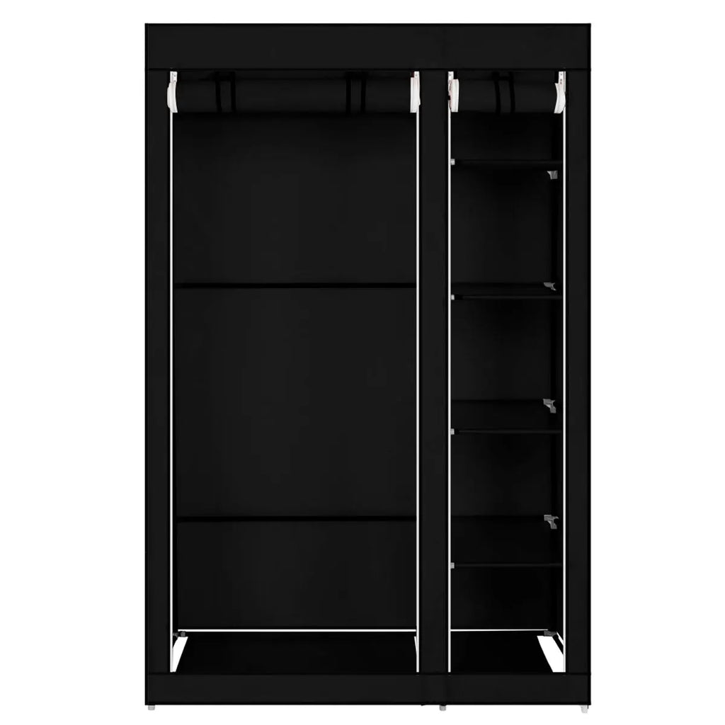 Armario de tela Nyana Home, 170x110x45cm, 2 puertas, 5 agujeros, 1 armario