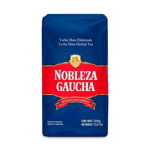 Nobleza gaucha azul 500 g - high quality yerba mate for mate and tereré - qumir
