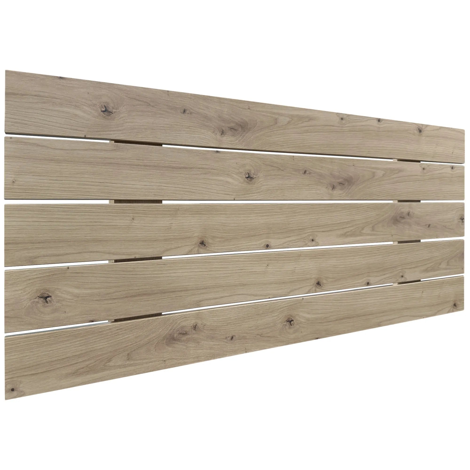 Cabecero DHOME de madera reciclada, fabricado con material DM de alta calidad, 1,3 cm de grosor, 46,6 cm de alto, disponible en 9 tamaños para camas individuales y dobles, de fácil mantenimiento, perfecto para una decoración moderna.