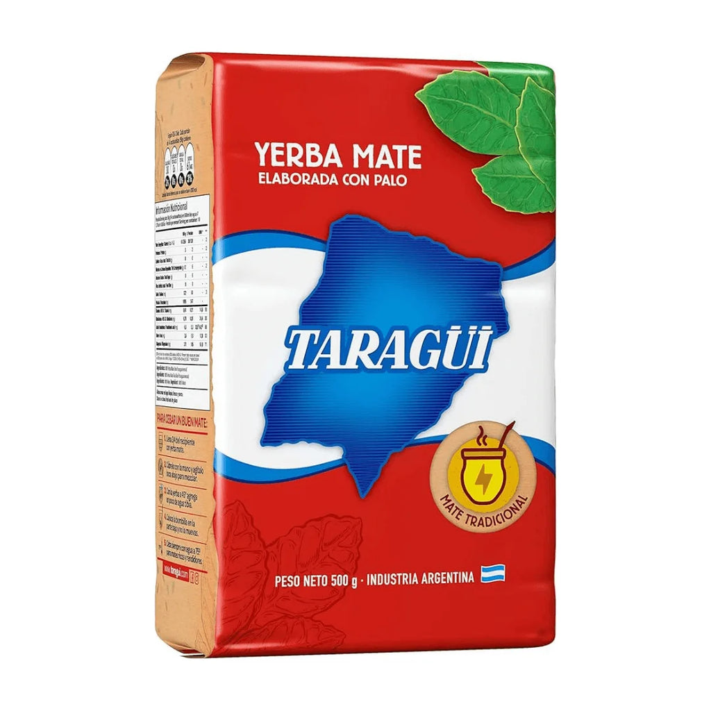 Yerba mate Taragüi 500 grs - auténtico sabor argentino para múltiples tipos de cebada