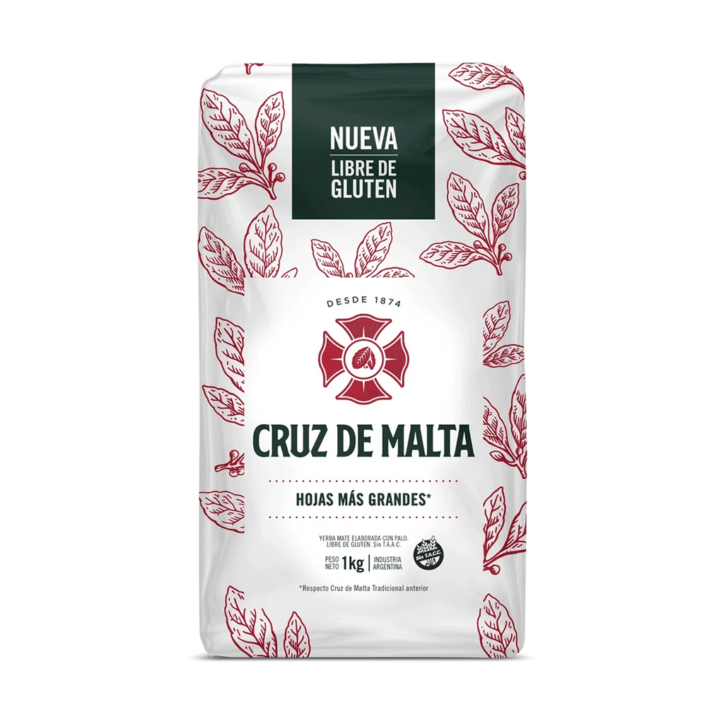 Cruz de malta paquete de yerba mate 3 kg