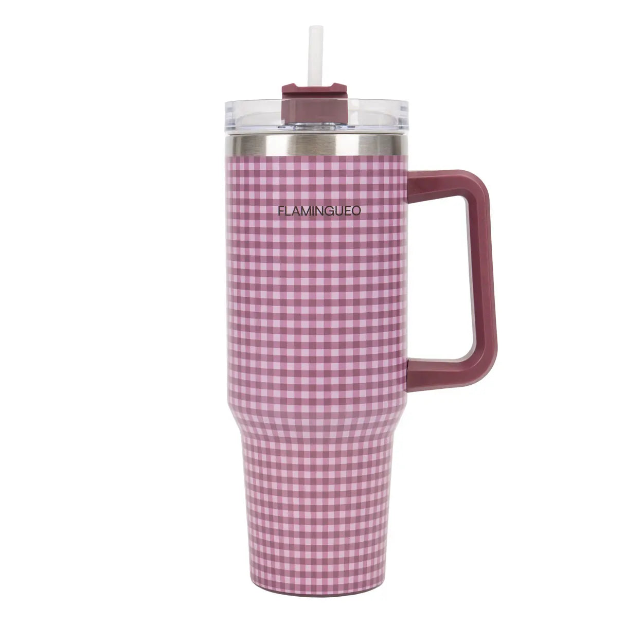 Vaso térmico Flamingueo - vaso térmico de acero inoxidable para café, para llevar bebidas calientes y frías durante 24 horas y bebidas frías durante 10 horas, botella térmica de 1,18 litros.