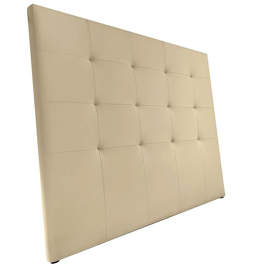 Cabecero tapizado para cama individual, doble o matrimonial: diseño elegante con acolchado y botones decorativos, ideal para dormitorios modernos o clásicos, fácil instalación, fabricado en aglomerado para mayor durabilidad.