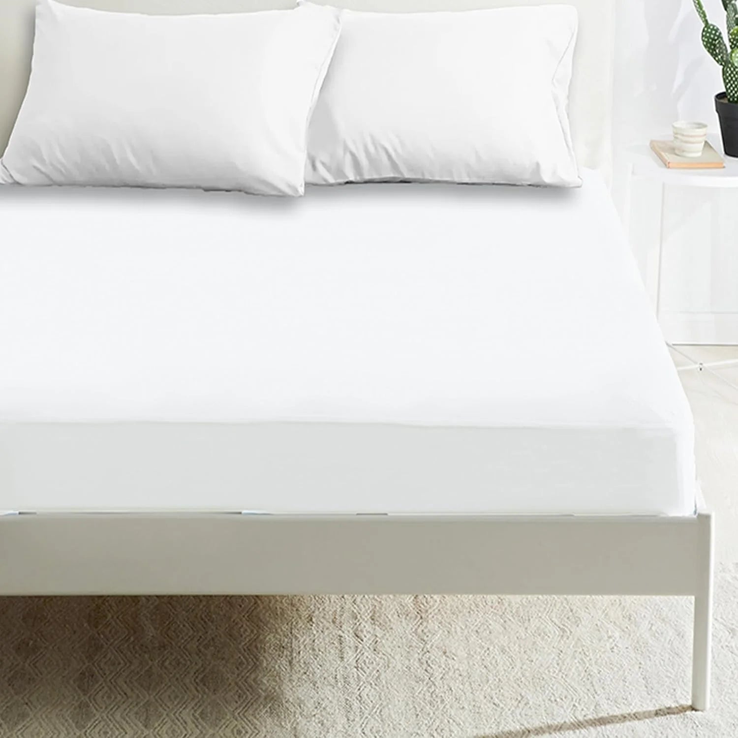 Sábanas bajeras ajustables para camas de 90/105/135/160/180 cm, sábanas bajeras para colchones de hasta 30 cm de altura, bolsillo profundo - microfibra de poliéster, tacto suave y confortable.