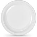 Juego de vajilla Algon, 100 unidades, 22 cm, cartón ecológico blanco, resistente y práctico, ideal para eventos y celebraciones, biodegradable.