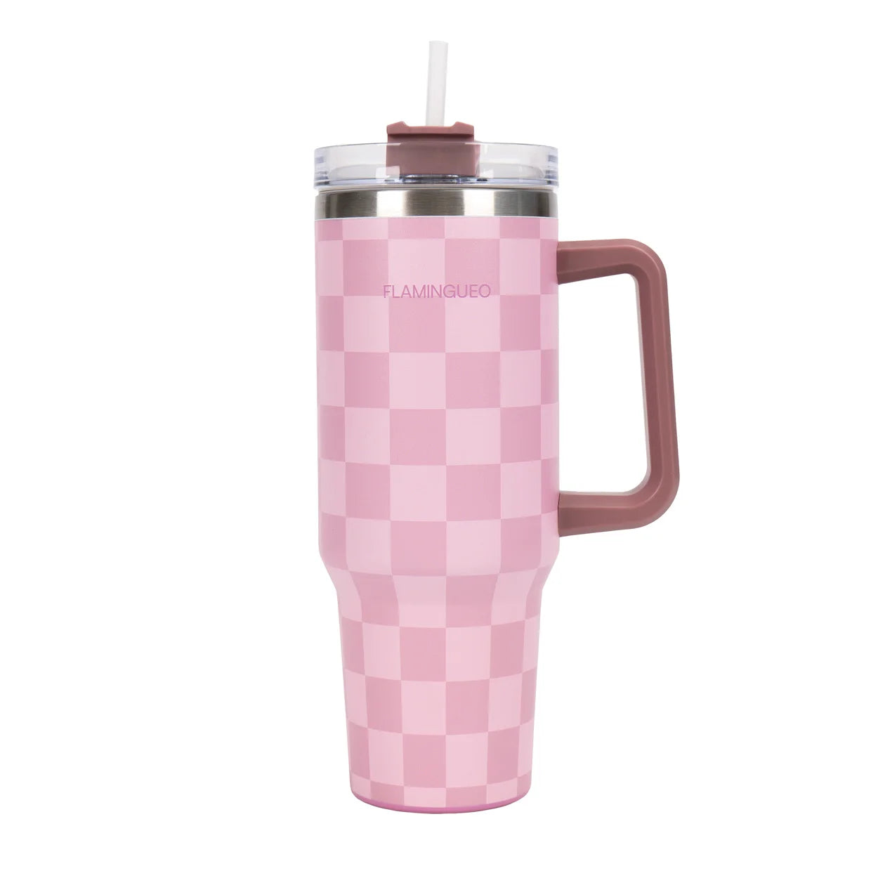 Vaso térmico Flamingueo - vaso térmico de acero inoxidable para café, para llevar bebidas calientes y frías durante 24 horas y bebidas frías durante 10 horas, botella térmica de 1,18 litros.