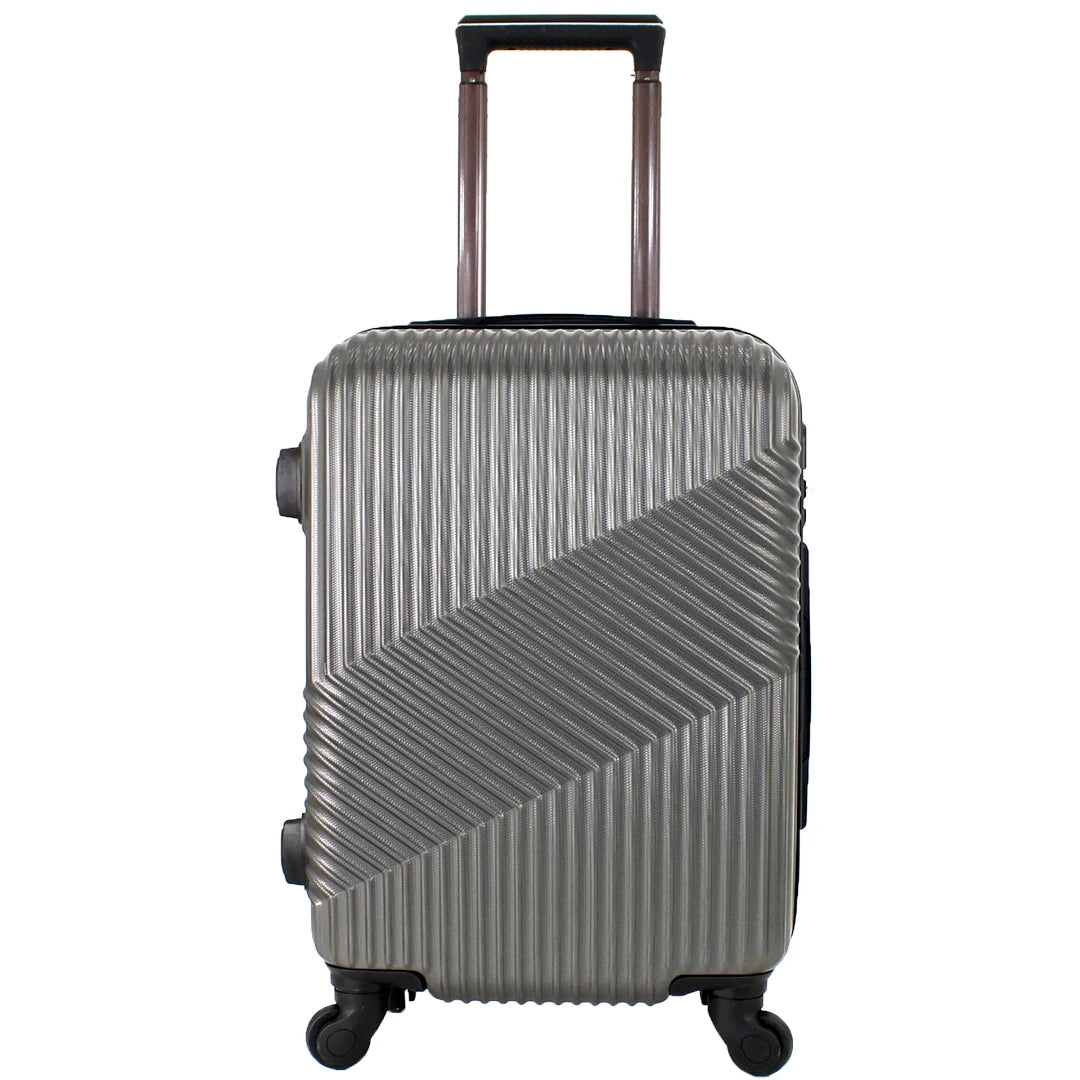 Maleta de cabina EASYTOUR de 55x35x20 cm, fabricada en ABS con 4 ruedas giratorias de 360°, perfecta para viajar.