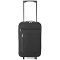 La maleta de cabina plegable Benzi con ruedas, fabricada en poliéster resistente, mide 34 x 55 x 19 cm y cuenta con asa telescópica, ruedas reforzadas, cierre de cremallera y múltiples bolsillos para mayor comodidad durante los viajes.