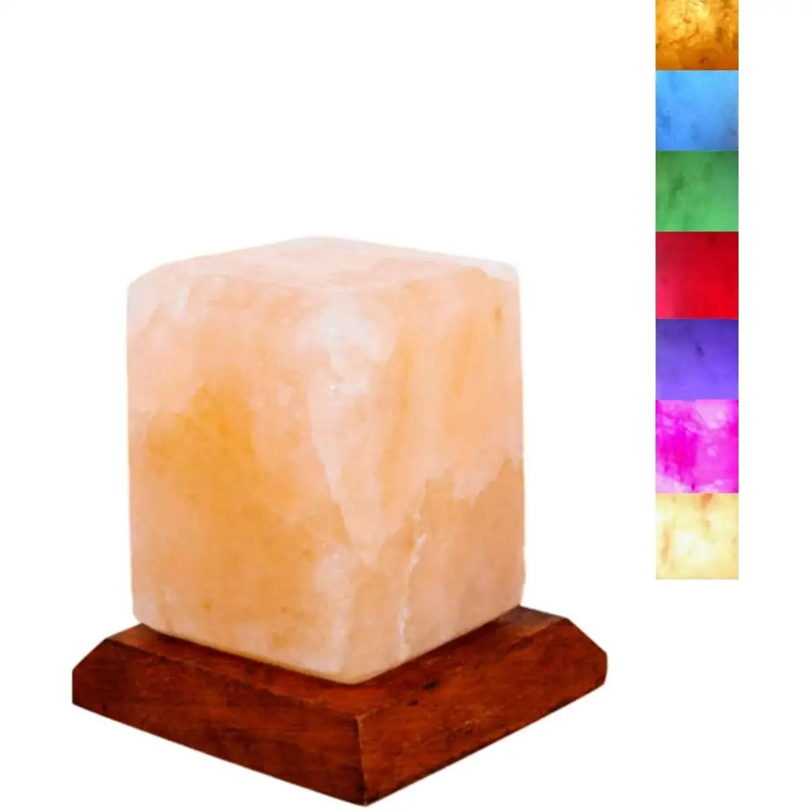 Lámparas de sal natural del Himalaya Plushome con enchufe europeo, también disponibles en versiones USB multicolor.