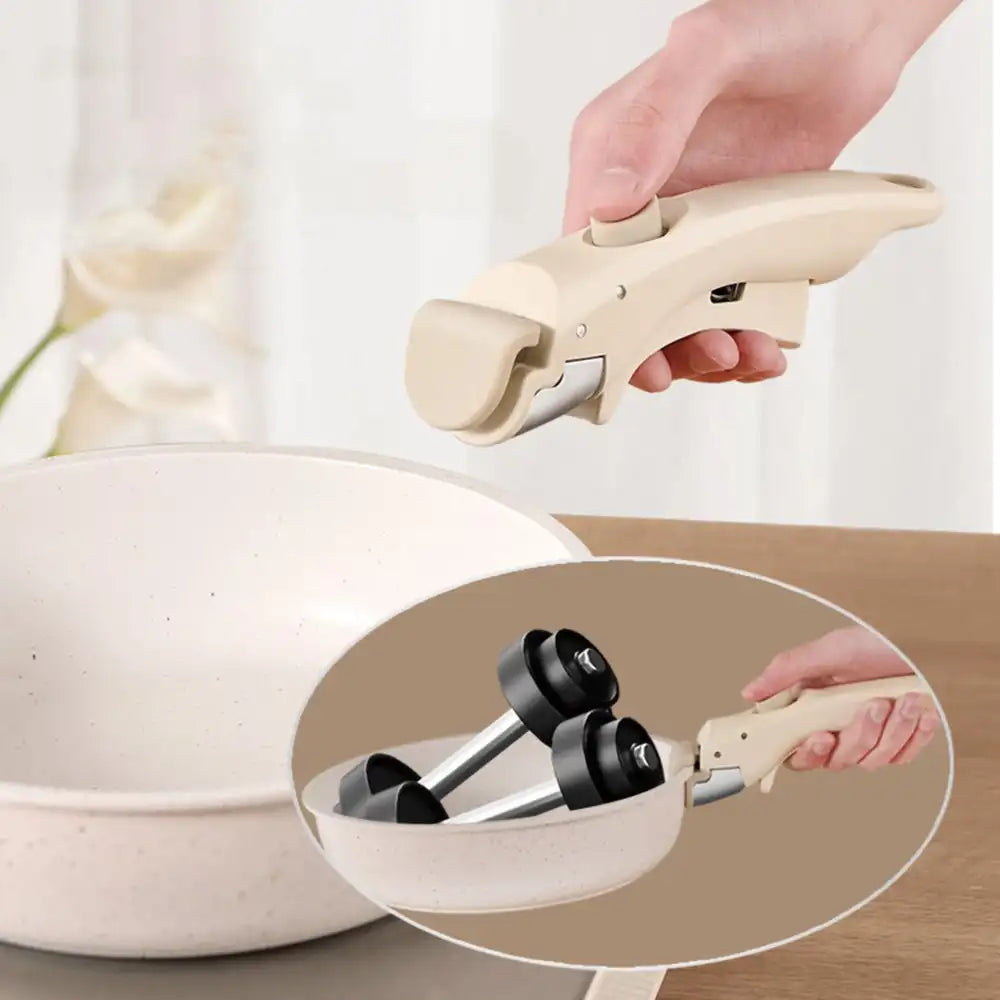 Juego de utensilios de cocina antiadherentes Almalux® con asas desmontables, 5 piezas de ollas y sartenes, revestimiento de granito ecológico, diseño apilable, compatible con inducción, apto para lavavajillas, ideal para cocinar ahorrando espacio.