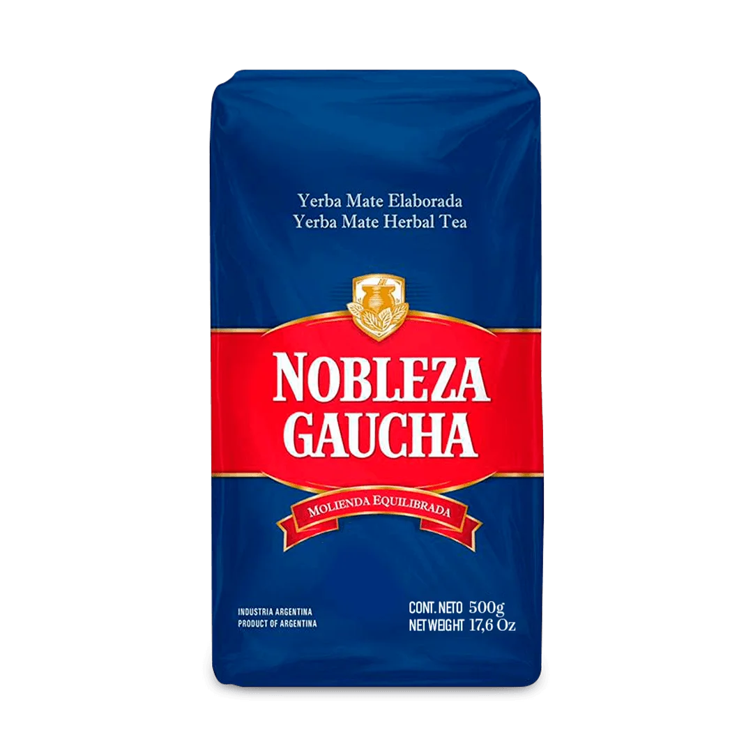 Nobleza gaucha azul 500 g - high quality yerba mate for mate and tereré - qumir