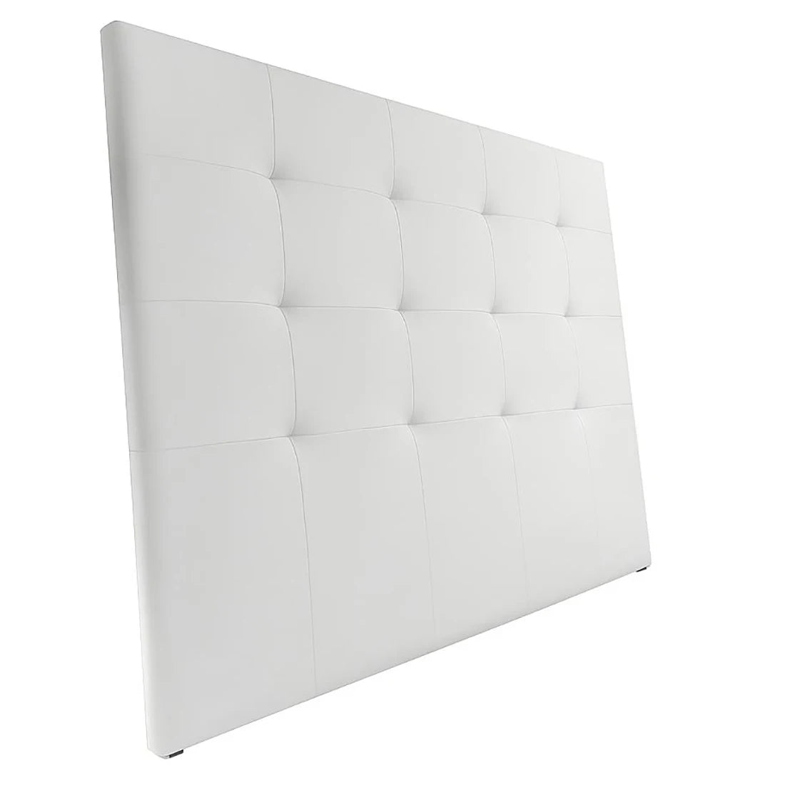 Cabecero tapizado para cama individual, doble o matrimonial: diseño elegante con acolchado y botones decorativos, ideal para dormitorios modernos o clásicos, fácil instalación, fabricado en aglomerado para mayor durabilidad.
