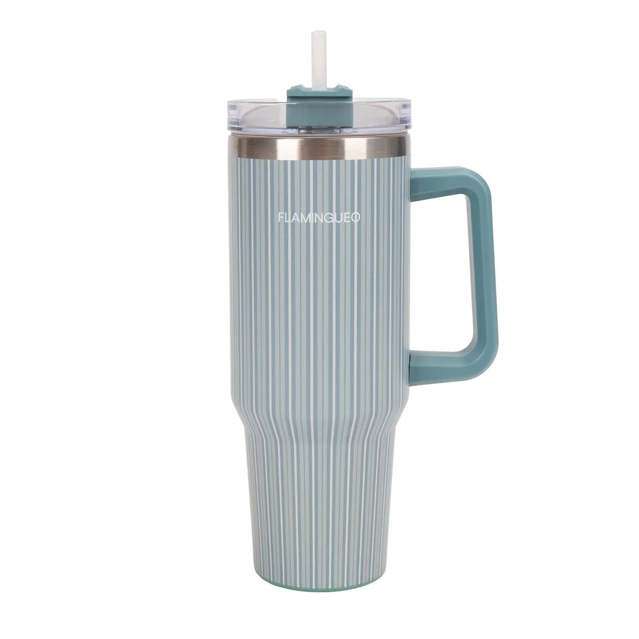Vaso térmico Flamingueo - vaso térmico de acero inoxidable para café, para llevar bebidas calientes y frías durante 24 horas y bebidas frías durante 10 horas, botella térmica de 1,18 litros.