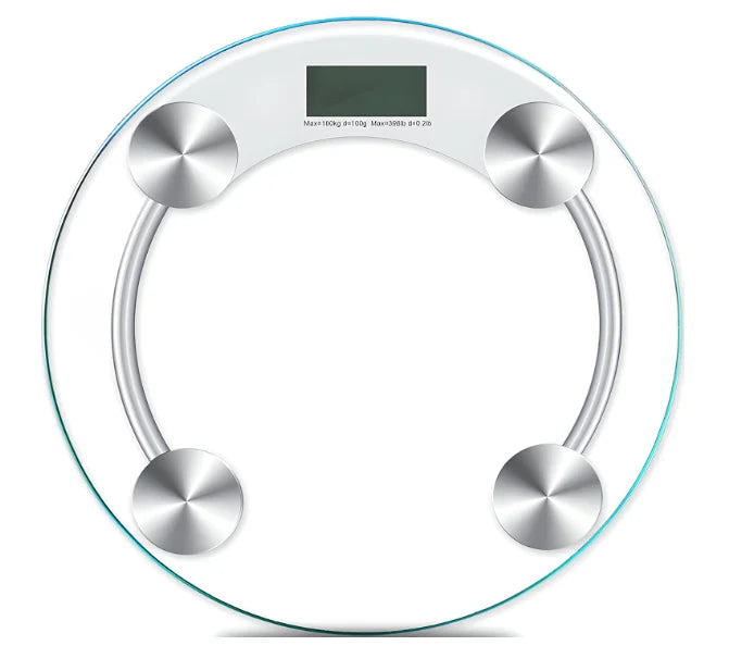 Balanza digital IPSDI: medición precisa de hasta 180 kg, diseño de vidrio templado, encendido/apagado automático y fácil limpieza para un estilo de vida saludable en casa. Balanza digital ideal para el baño con opciones de kg/lb.