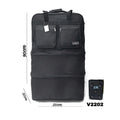 Bolsa de viaje expandible MISIUSS con ruedas, de 45 cm de altura que se extiende hasta 90 cm, fabricada en nailon y con capacidad para hasta 50 kg, ideal para aventuras al aire libre y actividades deportivas.