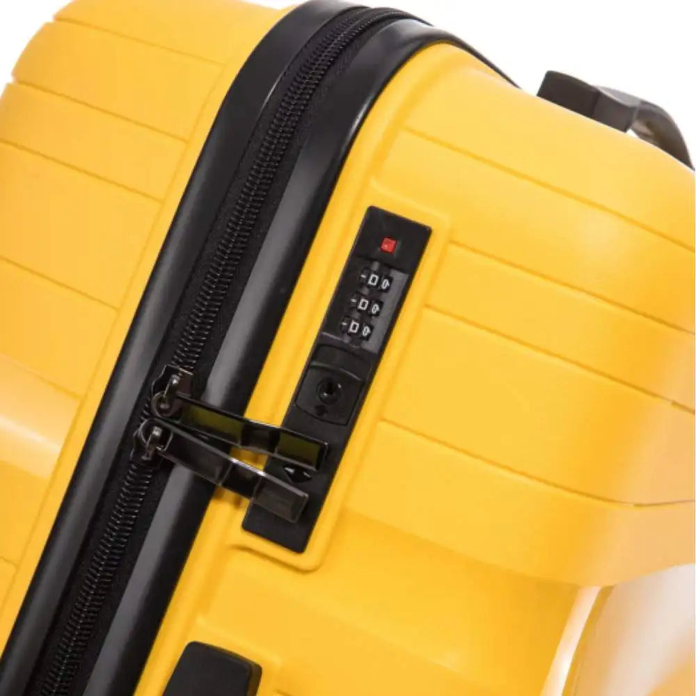 Maleta mediana OM Home 062, equipaje duradero de polipropileno (66*45*25 cm) con ruedas silenciosas de 360º, cerradura antirrobo y asa ajustable, ideal para viajar y para mayor comodidad al empacar.