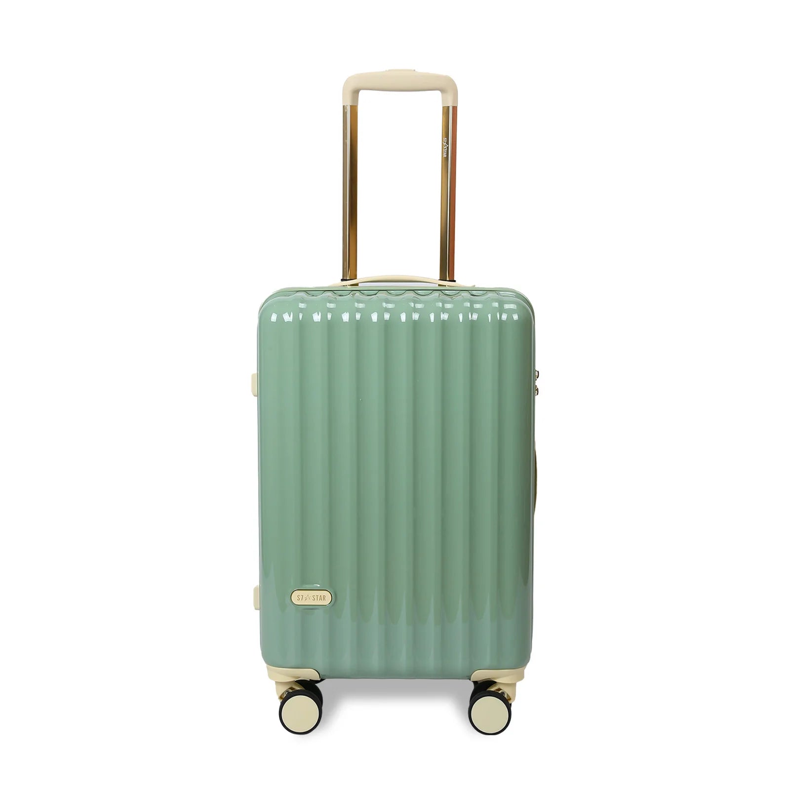 Juego de maletas S7 STAR de 3 piezas, maletas rígidas de policarbonato duraderas con 4 ruedas giratorias silenciosas, tamaño cabina 20in + 24in + 28in, diseño moderno para viajes, certificado CE.